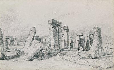 Stonehenge, Wiltshire, 1820 by John Constable